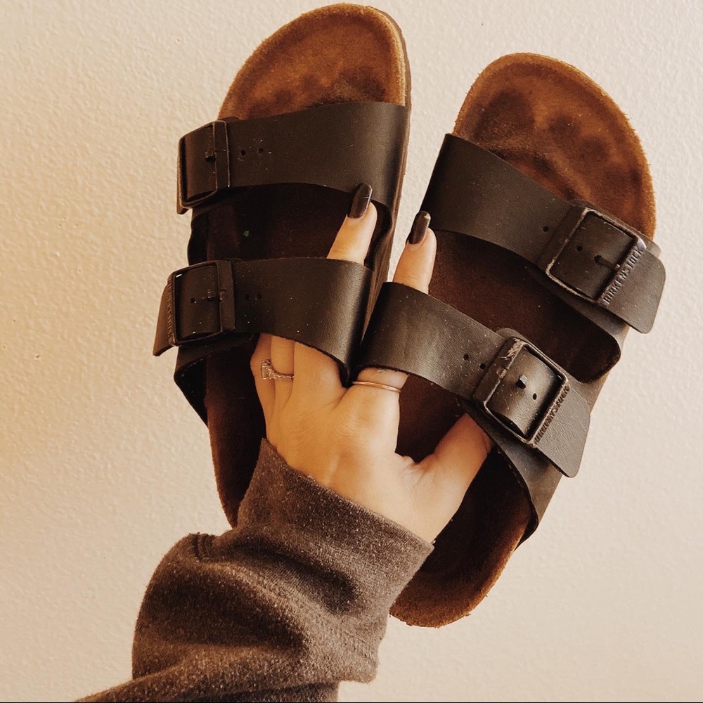 Black Birkenstocks